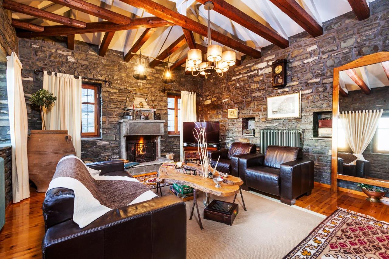 Heaven'S View Mansion - Zagori Stone Built Gem Villa Kipoi Exterior photo