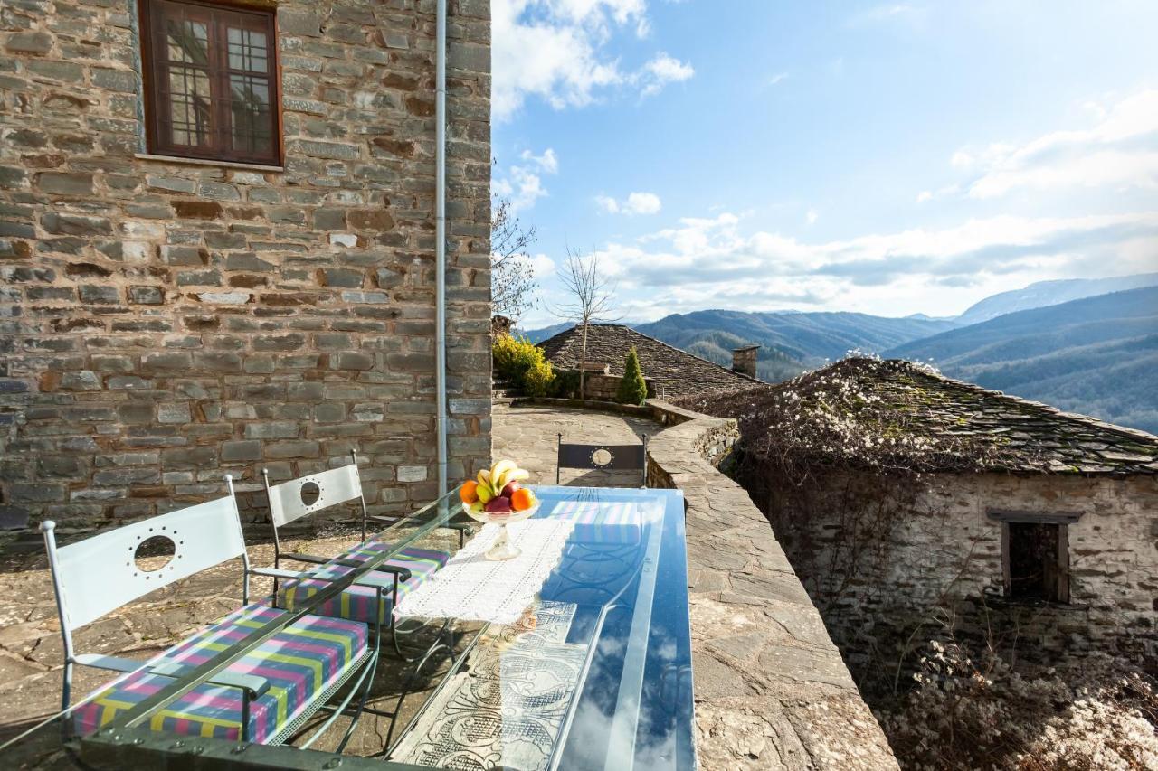Heaven'S View Mansion - Zagori Stone Built Gem Villa Kipoi Exterior photo